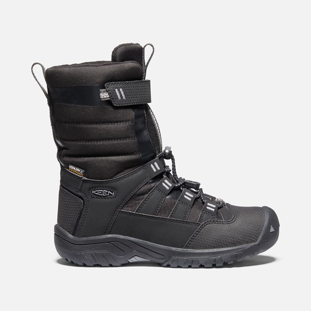 Botas de Invierno Keen Mexico Negros - Niños Winterport Neo Waterproof - IU4127369